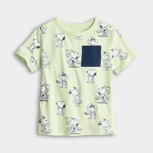 Футболка с карманом Peanuts Snoopy для мальчиков 4-12 лет Jumping Beans