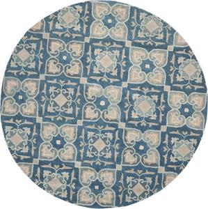 Ковер SAFAVIEH, 214 x 214 см, Wyndham Collection круглый ковер синий/серый WYD614A ручной работы современный премиум шерстяной
