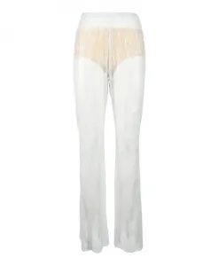 Широкие брюки Patrizia Pepe, белый