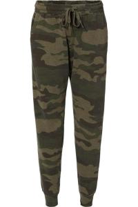 Женские спортивные штаны California Wave Wash от Independent Trading Co Independent Trading Co., цвет forest camo heather