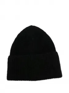 Шапка бини с подворотом Isabel Benenato, черный