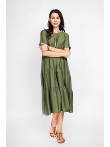 Платье до колена Le Jardin du Lin, зеленый