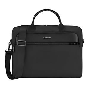 Samsonite Тканевая сумка через плечо, портфель, сумка на плечо, средний размер, мужская, черная