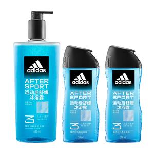 Спортивный успокаивающий 3-в-1 мужской гель для душа очищение и увлажнение 250мл/250мл*2/600мл/600мл*2 Adidas