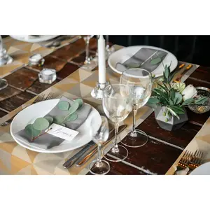 Platzset Салфетка на стол Bio Bel Сделано в Германии, на 4 персоны Adam, Curry,dunkelgrau