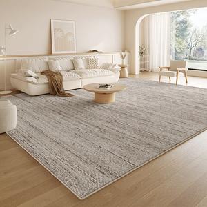 Budis Ковер 140х200 см для гостиной, кремовый, текстурный крупный узор, стиль джентльмен, моющийся, водо- и грязеотталкивающий