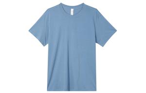 Современная футболка в стиле колледжа Lululemon, Серебристо-голубой