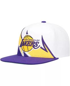Мужская бейсболка Mitchell Ness / Los Angeles Lakers Waverunner Snapback Mitchell & Ness