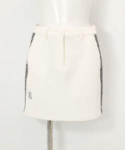 Картонная юбка с оборками и карманами