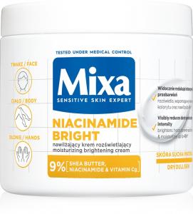 Интенсивный увлажняющий крем с ниацинамидом для осветления темных пятен Mixa, 400 мл