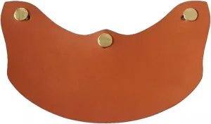 Аксессуары Keptfeet для мотоциклетных шлемов - винтажный кожаный козырек для шлема, защита от дождя и солнца для взрослых, козырек для реактивных шлемов, ретро и винтаж, Brown