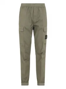 Зеленые карго брюки Stone Island