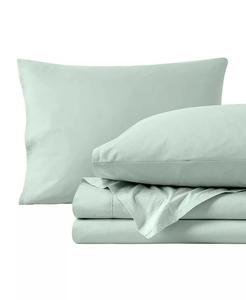 Комплект простыней из перкаля из органического хлопка King Bare Home, зеленый