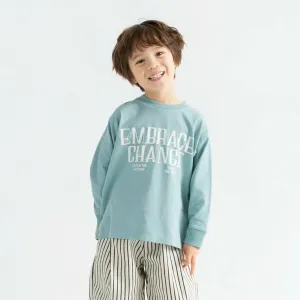 Футболка с длинными рукавами с разнообразными графическими принтами Branshes, цвет 60: Olive