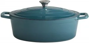 Сковорода овальная APS Stars, бирюзовый