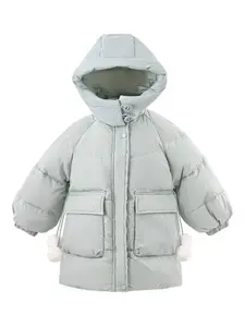 Стеганый пуховик Mimi Tutu, синий