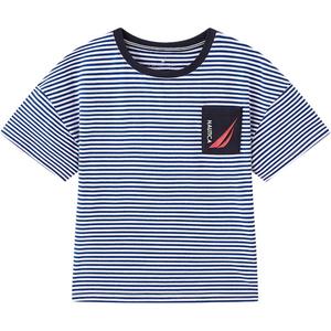 Детская футболка NAUTICA, синий/белый