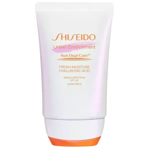 Солнцезащитный крем для городской среды Fresh-Moisture широкого спектра действия spf 42 с гиалуроновой кислотой Shiseido