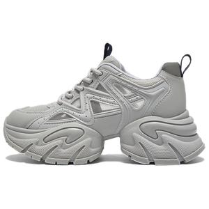 BASTO Серые женские кроссовки на платформе, цвет Gray