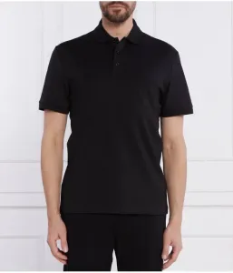 Поло Paddy Mirror regular fit Boss Green, черный