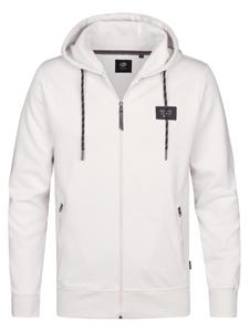 Petrol Industries Толстовка с молнией 'Trofeo' в белом цвете