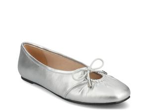 Балетки Journee Callee Ballet Flat, серебристый металлик