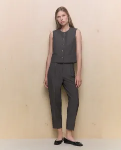 Женские однотонные брюки Easy Wear, светло-серый