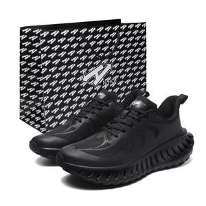 N·HOT Ударопрочные легкие низкие кеды для бега и повседневной носки с эффектом увеличения роста унисекс Knight Black, цвет Knight Black