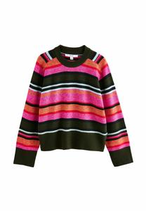 Джемпер Next CREW NECK, Bright Pink/Khaki Multi Stripe/Light Pink