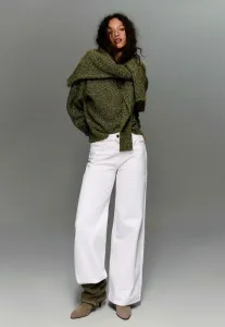 Широкие ноги Bershka, Beige