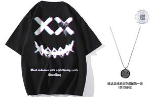 Футболка унисекс Airwalk, черная (с ожерельем)