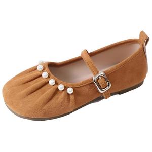 WUJI Коричневые женские балетки Мэри Джейн, цвет Brown