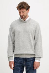 Шерстяной свитер Boss, серый