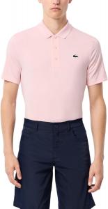 Lacoste мужская спортивная поло Regular Fit с защитой от ультрафиолета для гольфа, Flamingo/Flamingo