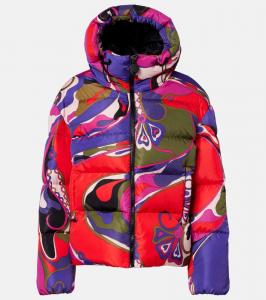 Пуховик орхидея Pucci, Multicolor