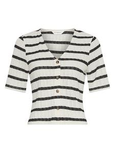 Блузка MOSS COPENHAGEN, кремовый/черный