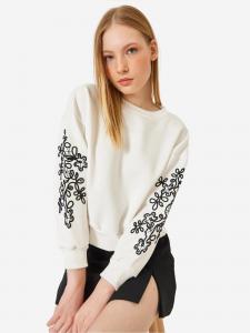 Bianco Lucci Свитшот в цвете экрю