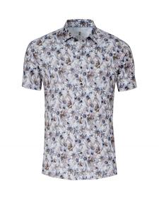 Рубашка на пуговицах классического кроя DESOTO, капучино