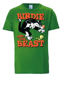 Футболка Logoshirt Looney Tunes – Sylvester & Tweety, светло-зеленый