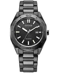 Eco-Drive Мужские часы Weekender серого цвета с браслетом из нержавеющей стали, 41 мм Citizen