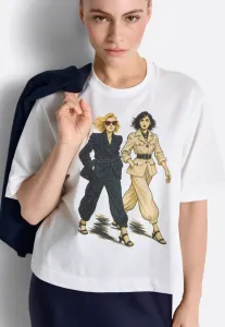 Футболка с принтом Rich & Royal, White