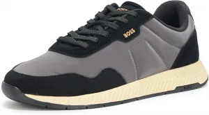 Мужские кроссовки BOSS Essential с низким профилем, черный