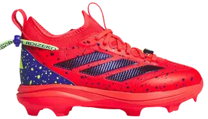 Кроссовки Adidas Adizero Impact 2.0 в оттенках «Lucid Red/Lucid Blue/Lucid Lemon»