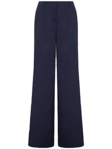 Брюки широкого кроя Alberta Ferretti, синий