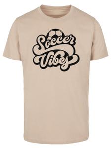 Рубашка F4NT4STIC Soccer Vibes Typography Sporty Graphic, песочный