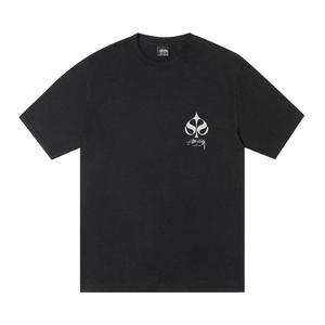 Футболка Stussy Spade Tee Pigment Dyed, Black