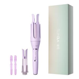 Автоматическая плойка для долговременной укладки, не повреждает волосы, ленивый артефакт T312 TSUYAGLA, фиолетовый