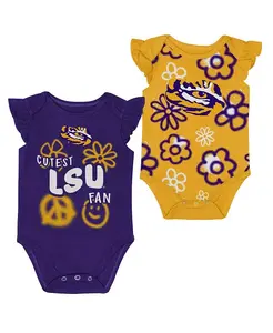 Комплект из двух предметов боди LSU Tigers Little Sunshine для мальчиков и девочек, фиолетовый/золотой Outerstuff