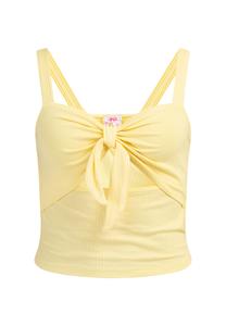 Спортивная футболка myMo Rippstrick Träger Top, светло желтый