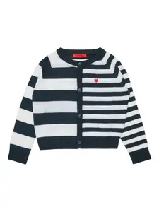 Кардиган в полоску MAX&Co. Kids, синий